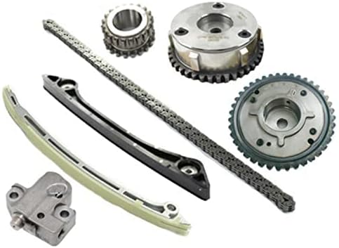 Kit de cadena de distribución + 2 piezas VVT CJ5E6C525AD+CJ5E6C524AD compatible con Range Rover Evoque 2.0L 2011-, para Freelander MK2 2.0L