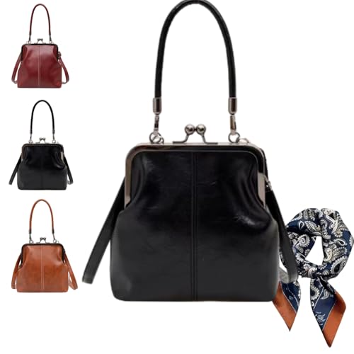 Retro Style Crossbody Bag, Vintage British Style Handbag,