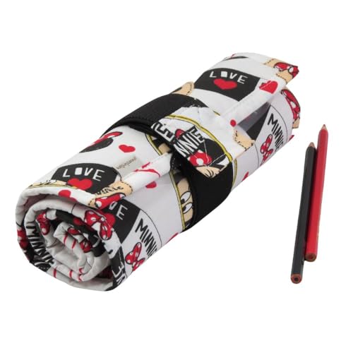 Estojo Escolar Minnie Mouse 50 Lápis - Organize Seus Materiais com Praticidade