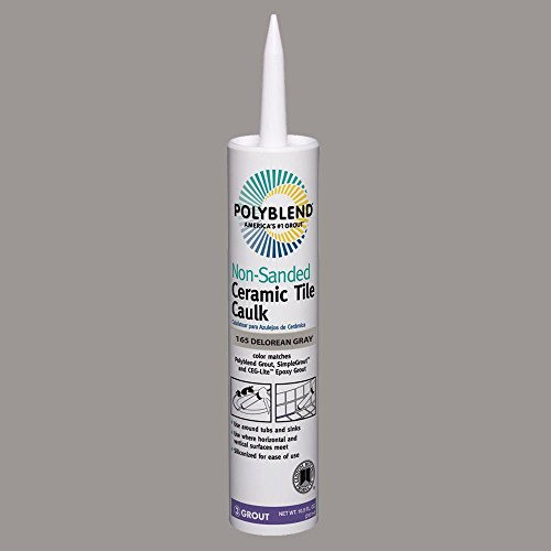 Custom Building Products Polyblend Delorean Grey Siliconized Acrylic Caulk 10.5 oz.