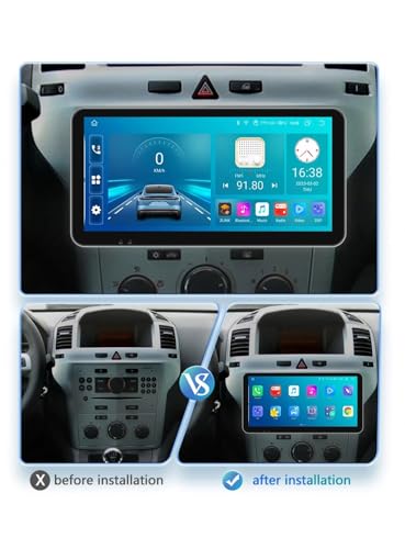 Pantalla de coche compatible con Opel Zafira B 2005-2014 con carplay y android auto 2