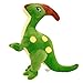 TOYANDONA Peluche pour Enfants Parasaurolophus poupée Dinosaure en Peluche décor à la Maison (Vert)