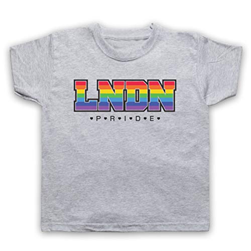 T-Shirt LGBT de l'Enfant au Design LNDN Pride pour Festival et Marche