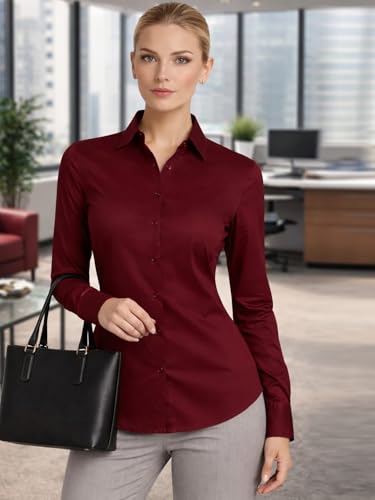 Image of Thevasa Women's Classic Button Down Shirt