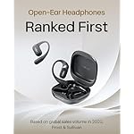 SHOKZ New OpenFit 2 Open-Ear Headphones, True Wireless Bluetooth Earphones with Microphone, Earhook Earbuds with 48 Hours of Playtime, Fast Charging, IP55 Water-Resistant, with Carrying Bag, Black - Image 2