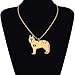 Imagen de RAIDIN Acero inoxidable lindo perro Perrito Collar para Mujeres Niñas Cachorro Mascotas Colgante Joyería simple regalos para los amantes del perro