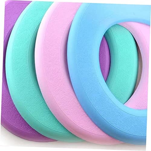 Cabilock 2 Stück Waschbare Toilettenabdeckung Gepolsterte Toilettensitzkissen Ersatz-Toilettensitzpolster O-Förmige Toilettensitzabdeckung Bunte Toilettensitzabdeckung Gepolsterte – Bild 3