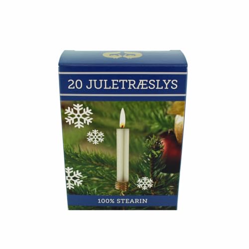 White Christmas Tree Candles