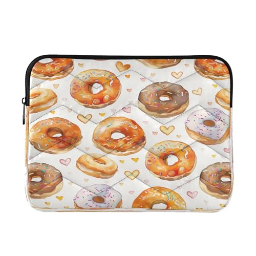 Funda para portátil 13-14 pulgadas con diseño de donas miniatura 1