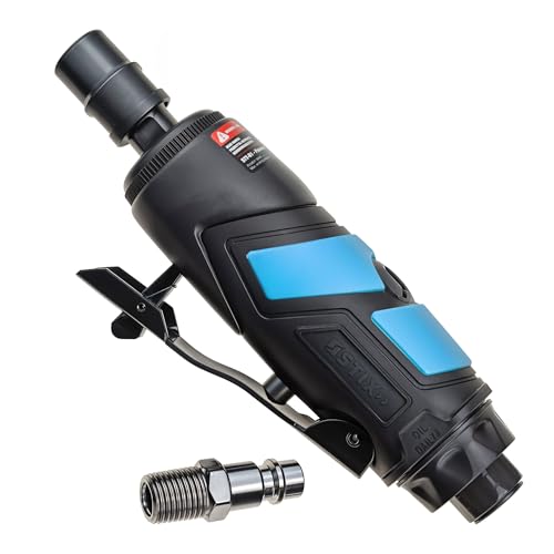 Stix Automotive Equipment Amoladora neumática - Rectificadora recta - Herramienta neumática para esmerilado - pulido - grabado - desbarbado - 25.000 rpm - amoladora de aire comprimido
