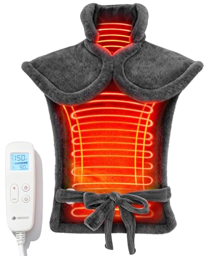 FSA Eligible Items Only List, CooCoCo Heating Pad for Back Pain Relief, HSA Store Eligible Large Heat Pad, Electric Wearable Blanket for Neck Shoulders, ETL Certified, 24 * 33 inch