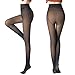 Bontierie Women Fleece Lined Tights High Waisted Thermal Pantyhose Leggings Warm Thick Thermal Tights for Winter