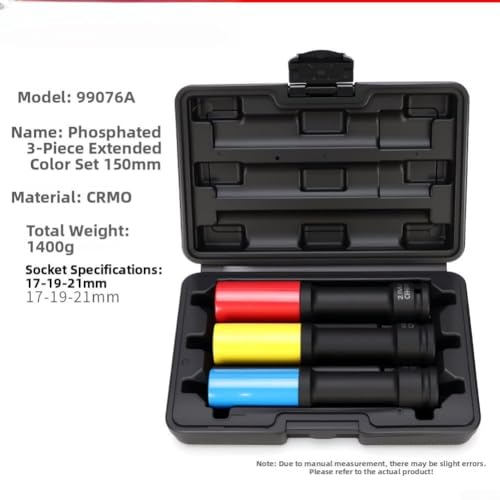 Outils en acier au chrome vanadium de 1/2 pouce pour écrous de roue auto - 3