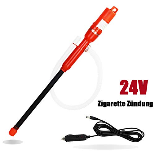 Preisvergleich Produktbild X SIM FITNESSX 12V Auto Elektrische Benzinpumpe Wasserpumpe Handpumpe Siphon Pumpe Kraftstoffpumpe Kanisterpumpe Tankpumpe Wasserpumpe Umfüllpumpe für Diesel Öl Wasser Pumpe (24V)