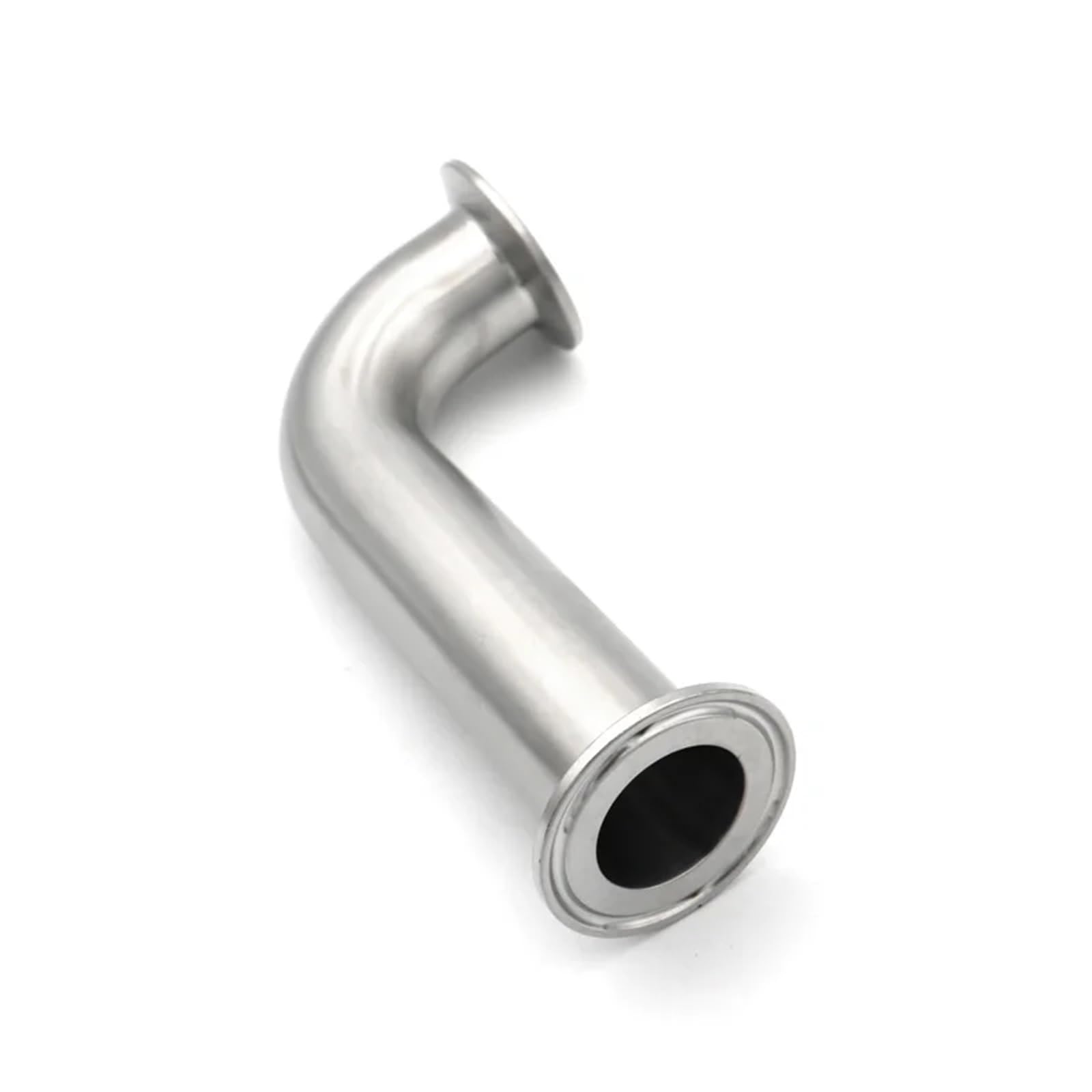 Codo de 90 Grados de Acero Inoxidable 304, Abrazadera Triple, extensión Larga, 25, 38 y 51 mm, Accesorio for tubería de 1", 1,25", 1,5" y 2"(OD38x50.5 L457mm)