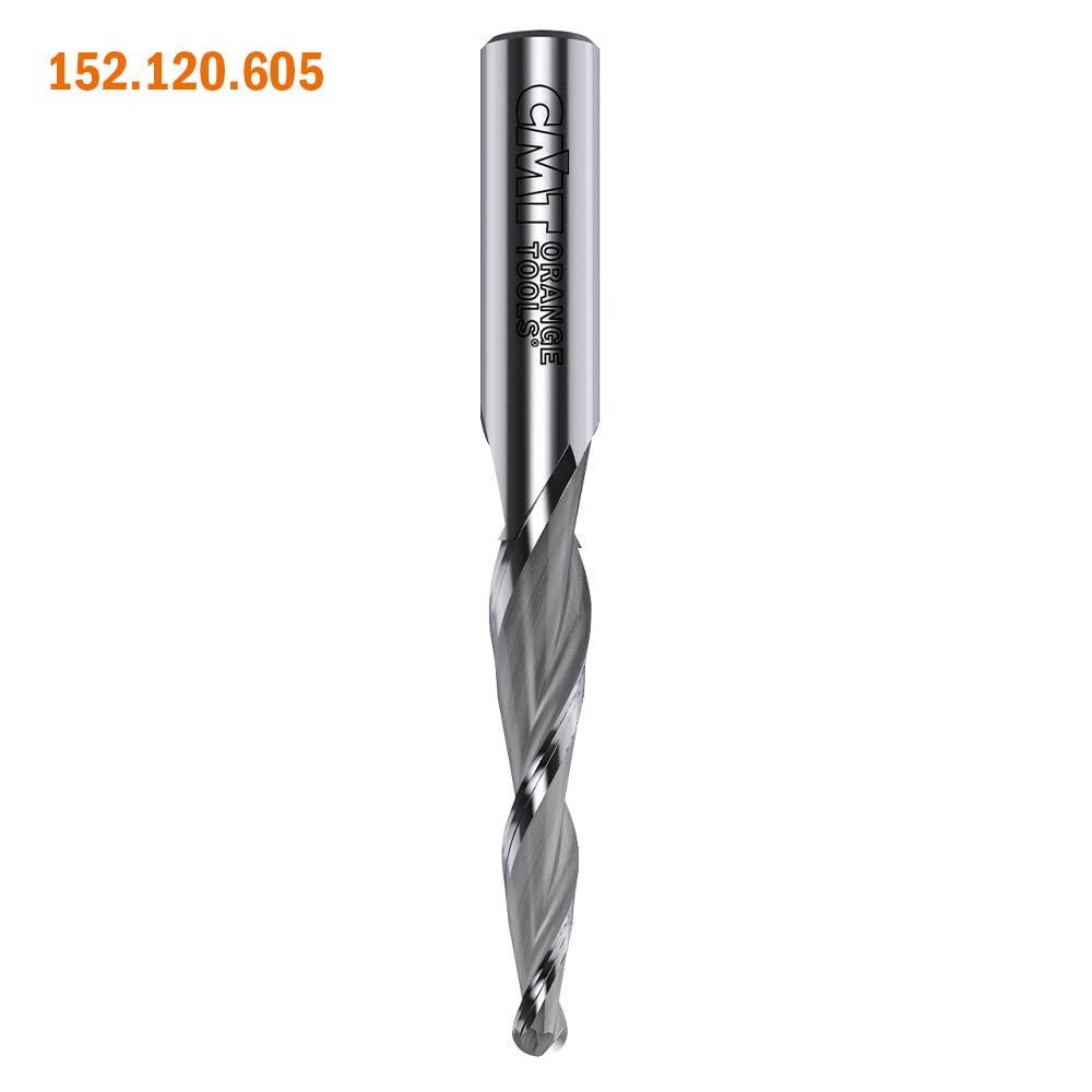 CMT ORANGE TOOLS 152.120.605 - FRESA HELICOIDAL POSITIV. RADIO CONVEXO 2D/3D D=6 S=12