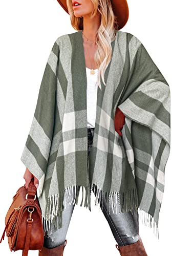 Image of Breezy Lane Women's Shawl Wraps Warm Poncho Ruana Wrap Cardigan