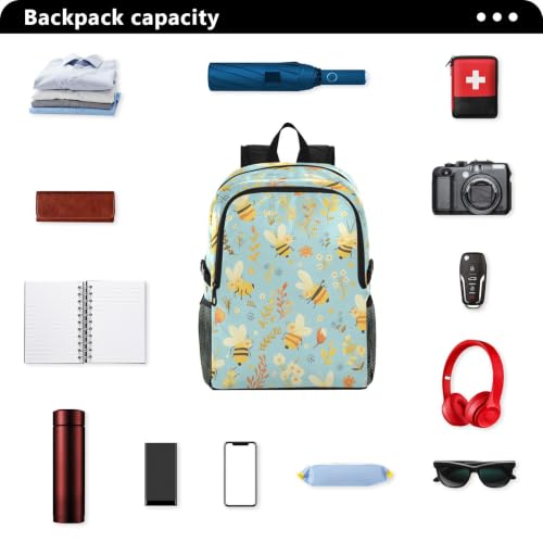 Sac à dos de randonnée pliable bleu imperméable compactable léger - 5