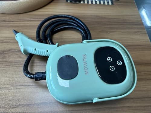 MOVATEK Handheld Steam Cleaner, 1000ml Water Tank, Multipurpose Steamer for Home Use, Pressurized Steamer for Cleaning Floor, Upholstery, Grout and Car
