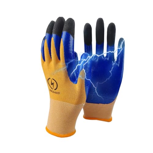 Luvas de Baixa Tensão de 400V, Luvas de Lineman Com Isolamento Elétrico, Luvas de Trabalho de Proteç