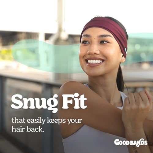 Image of Sweatband for Men and Women - Unisex Non Slip Headband that Wicks Moisture and Eliminates Excess Sweat - Durable & Long-Lasting - Running, Sports, Gym