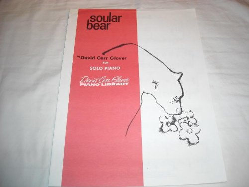 SOULAR BEAR DAVID GLOVER 1971 SHEET MUSIC SHEET MUSIC 252