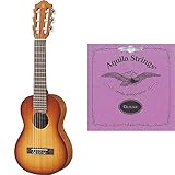 Produkt 1: Klassisches Guitalele-Design: Kompakt & leicht mit 6 Nylonsaiten, genau wie herkömmliche Gitarren / Stimmung: A/D/G/C/E/A