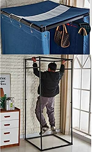 Loja de roupas móveis sala de roupas quadrada sala de encaixe, vestiário móvel com cortina de sombre