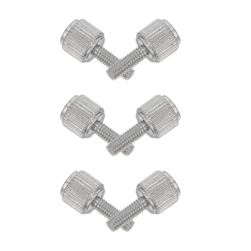 HOMOCONO Juego de 6 Tornillos Metálicos de Bloqueo M2.5x8mm para Calibrador Vernier, Alta Dureza y Fácil Reemplazo, Accesorios para Herramientas de Medición Industrial