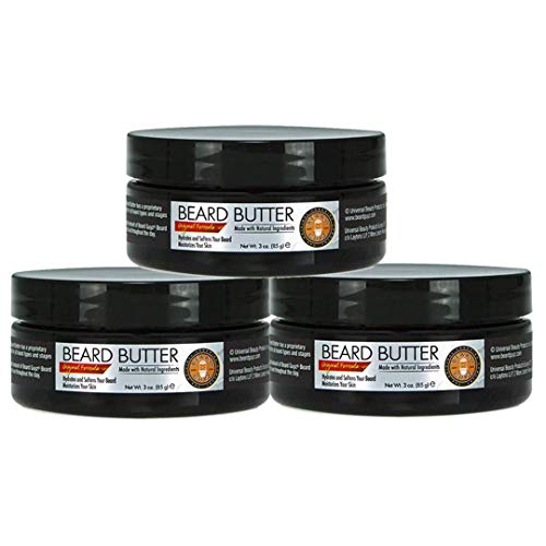 Beard Guyz Beard Butter - for Your Dry Beard 3 pack (3 oz/Jar)