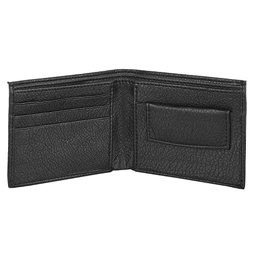 Image of USL Genuine Leather Combo Pack of 2 Men's & Boy's Wallet (Colour- Black)
