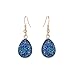 Produktbild Vektenxi  Ohrringe Faux Crystal Cluster Ohrringe Temperament Tropfenförmige Ohrringe Elegantes Ohr Schmuck Geschenk Für Frauen Mädchen, Navy blau Nützlich und Praktisch