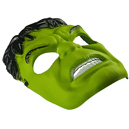 Máscara do Hulk Plástico Super Herói Com Tira Ajustável
