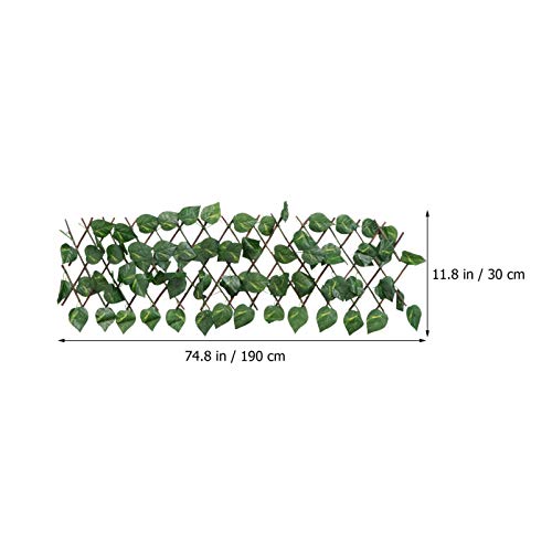 NICEXMAS Hera Artificial Privacidade Cerca Painéis de Tela Cerca Treliça Decorativa Topiaria Planta
