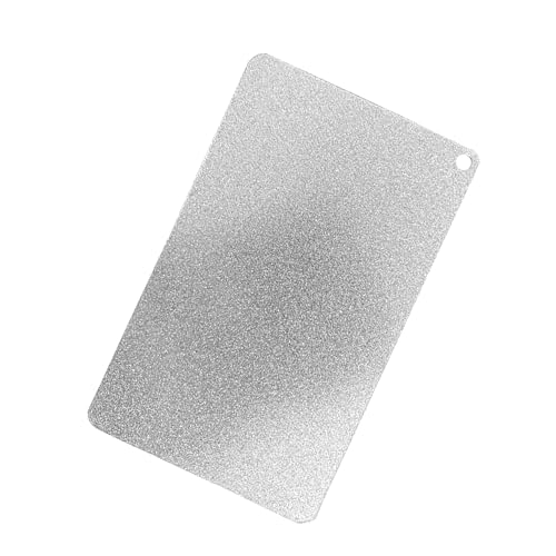 Afilador de diamante de doble cara, grano 300/600, piedra de afilar de diamante para tarjeta de crédito, perfecto para cocina y uso al aire libre