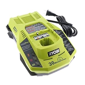 Ryobi P117 One+ 18 Volt Dual Chemistry IntelliPort Lithium Ion and NiCad Battery Charger (Battery Not Included, Charger…