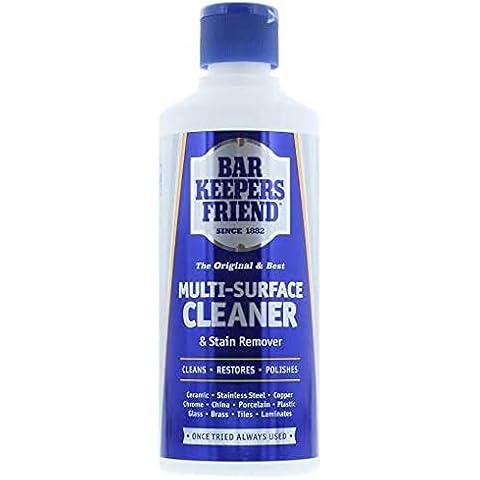 Bar Keepers Friend Original Stain Remover Powder 250g - Cleans, restores and polishes - Shifts limescale and soap scum - Suitable for a wide range of surfaces Cover
