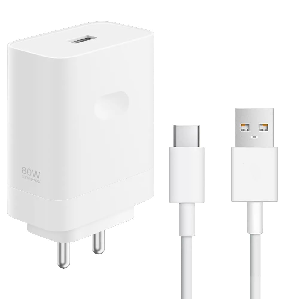 80W SUPERVOOC Fast Charger Compatible with Oppo Smartphones | Supports Dart, Dash, Warp, Vooc | for OnePlus, Realme, Xiaomi, iQOO & Samsung | Safe & Universal Charging (Cable Included)-image-30