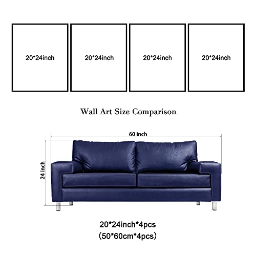 Wieco Art Moon Canvas Prints Wall Art Space Pictures Paintings Large Modern Gallery Wrapped Black And White Abstract Sky Giclee Artwork On Ready To Hang For Living Room Bedroom Home Office Decor #TOP5