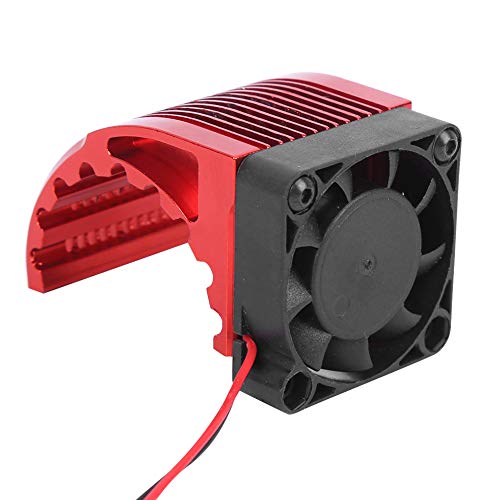 Kadimendium Rc Heat Sink, Good Heat Dissipation High Efficient Work Dc 5V 0.15A Rc Car Motor Heat Sink Aluminum Alloy Material Overheating Prevention For 1515 Rc Car Motor #TOP6