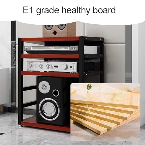 Support de composants audio contre la surchauffe : meuble ouvert à 4 niveaux - 7