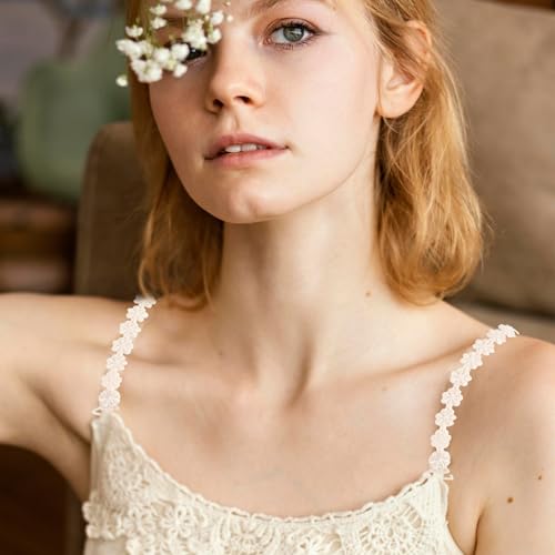 Andibro 3 pares de alças de sutiã femininas, alças de substituição de lingerie removíveis, alças de