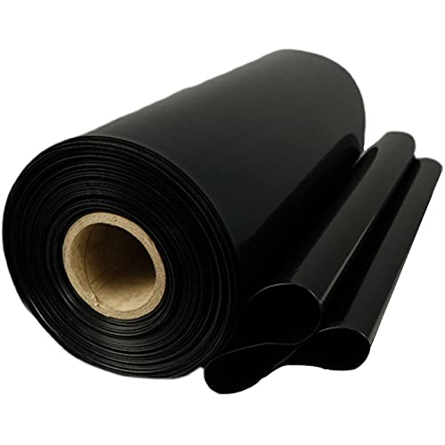 Pond Liner Black Fish Pond Bed Liners Thickness 0.2mm Impermeable Film Garden Pool Membrane Pond Underlay Pond Skins for Small Ponds Fish Ponds Streams Fountains Water Garden Koi Ponds (1×1m)