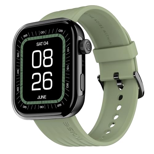 Image of Noise Pro 5 Smart Watch with 1.85 inch AMOLED Display, BT Calling, New DIY Watch Faces, Ultra Personalization with Smart Dock, Productivity Suite, 100 Sports Modes and More - (Olive Green)