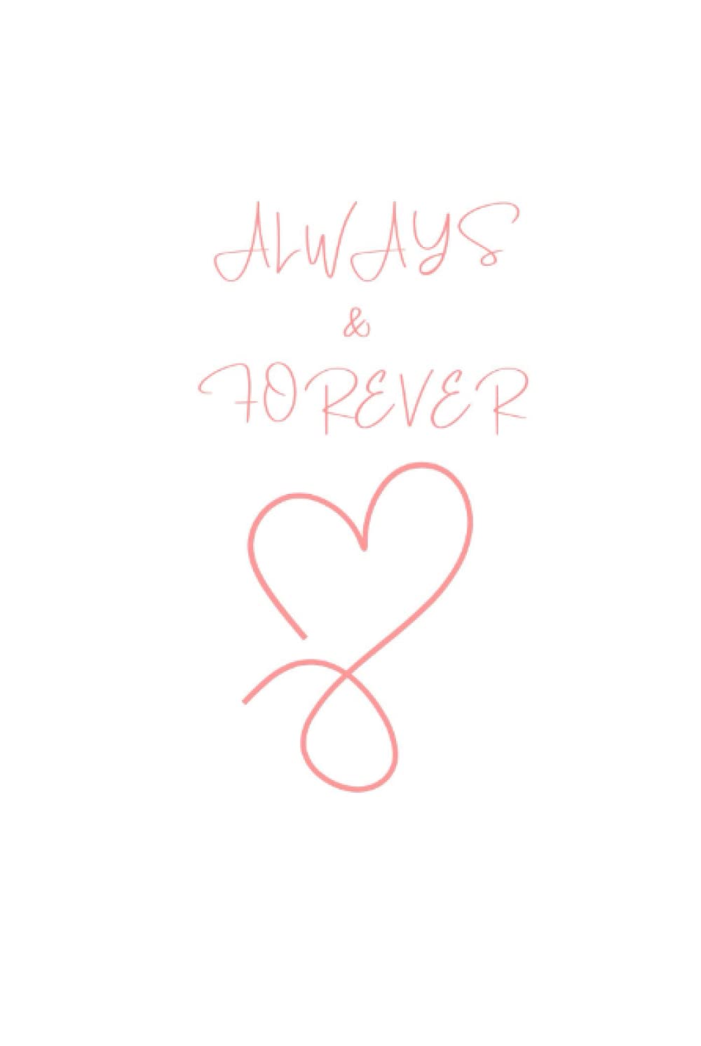 Journal Always & Forever, carnet intime en papier haut de gamme et finitions de reliure d'art