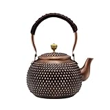 YJX 47.3oz Elegant Japanese Style Copper Tea Kettle For Stovetop Safe...