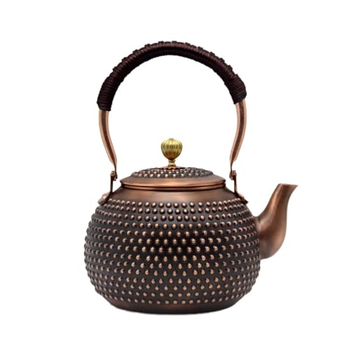 YJX Copper Tea Kettle with Stainless Steel Tea Ball