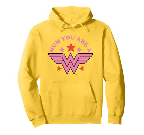 My Mum Is Wonder Woman Felpa con cappuccio