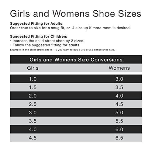 Adult Split-Sole Sneaker T8000Blk04.0 Black 4 M Us #TOP4