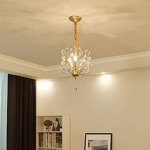 Plafonnier LED cristal et grand lustre de restaurant pour cuisine et chambre